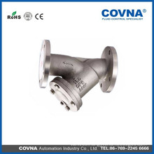 FLANGE END STAINLESS STEEL FILTER STRAINER FOR WATER OIL GAS with price